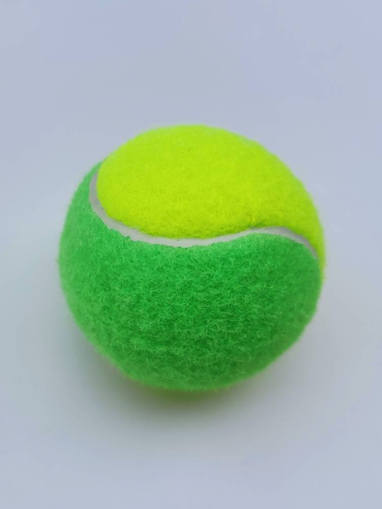 Color tennis high -elastic genuine two -color training Beginning beginners hit children's pet dog toy massage basket