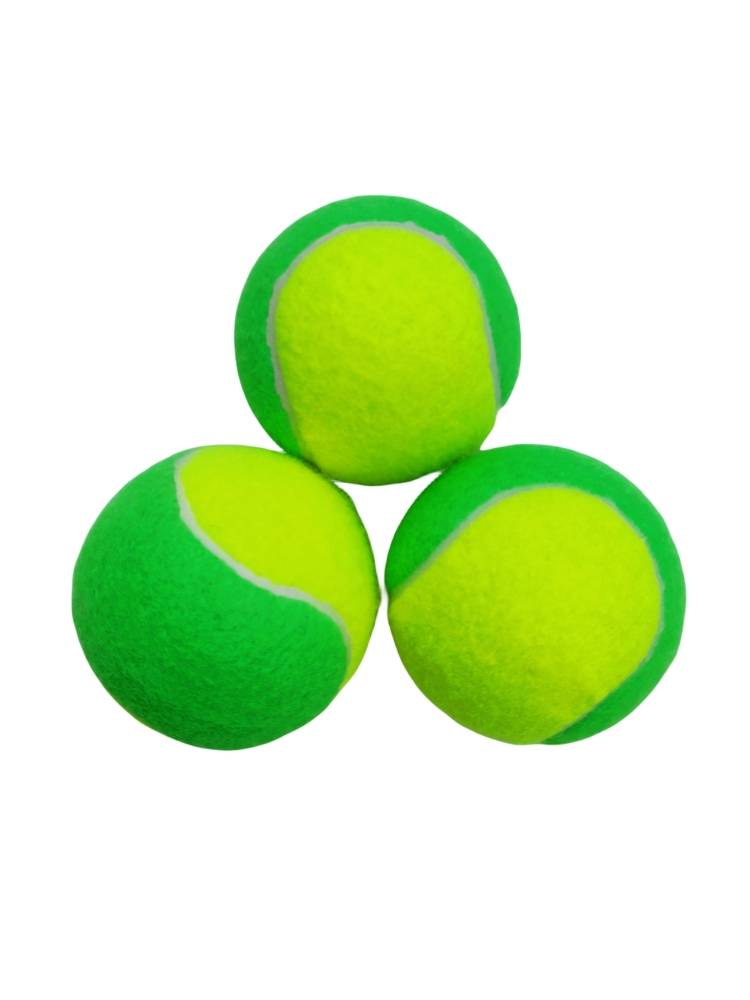Color tennis high -elastic genuine two -color training Beginning beginners hit children's pet dog toy massage basket
