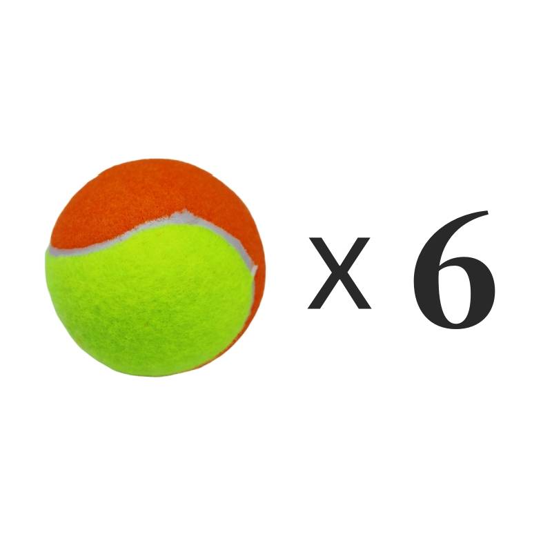 Orange yellow high-flash tennis six