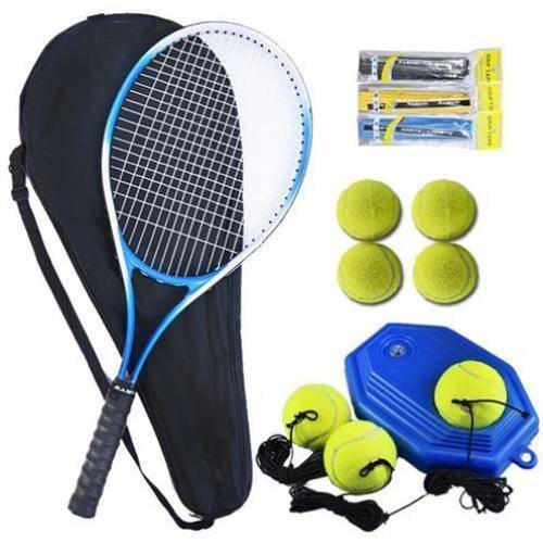 Tennis racket beginner college student tennis training device alloy training double single tennis belt line rebound set