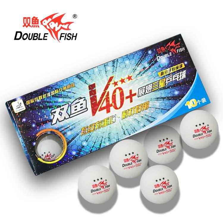 Pisces V40+three -star table tennis new plastic material 3 star soldiers ball game ball super resistant genuine