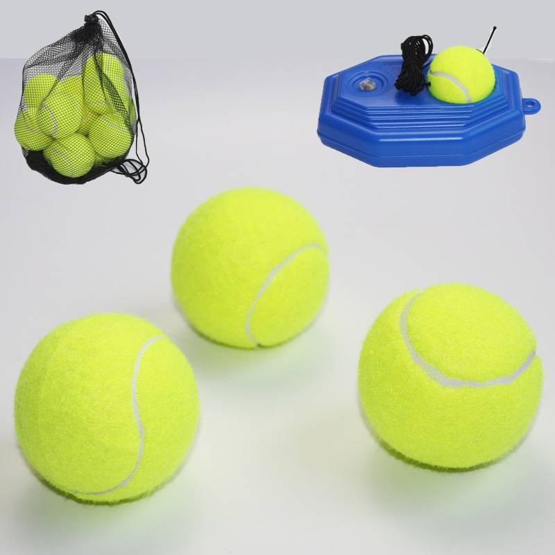 Tennis beginner high elastic fighting training with rope tennis abrasion -resistant junior high -level competition special massage pet ball