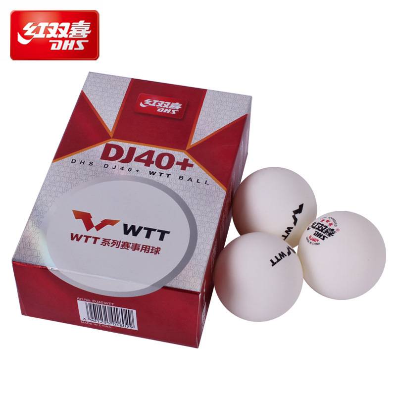 Genuine Red Double Happiness 3 Star Top One Two Star Samsung Table Tennis 40+ Tokyo Cold Ball Game Training