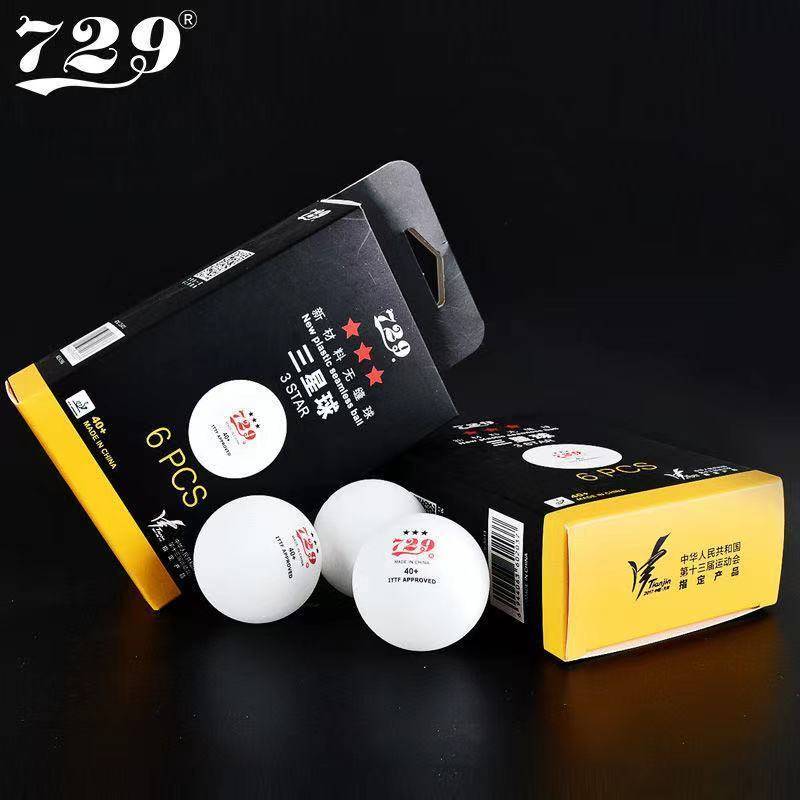 729 Table Tennis Red Standard Provincial Team National Games training competition seamless ball new material 3 star 40+
