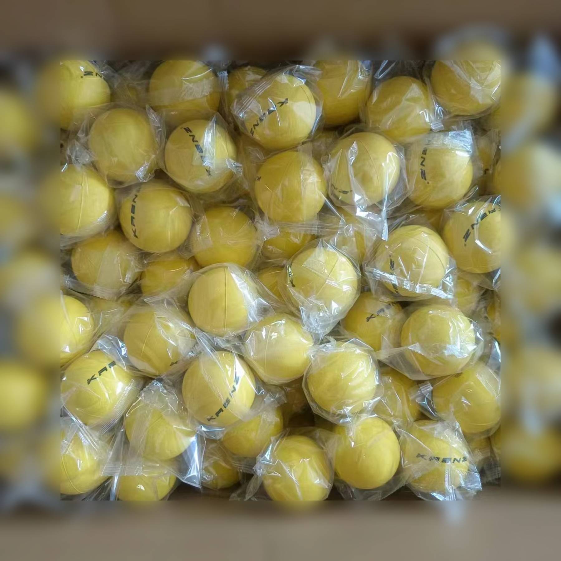 kaenz lacrosse stick tennis adult/children's training soft ball 62mm-63mm diameter race rubber ball