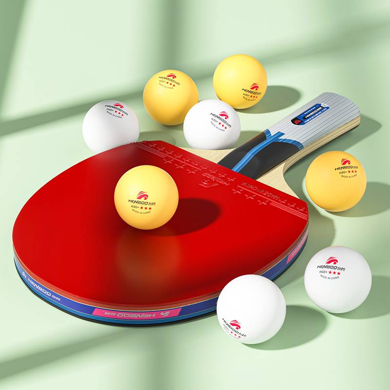 Hengbo authentic professional table tennis three -star 3 -star training competition 40+ new material played 30 installation
