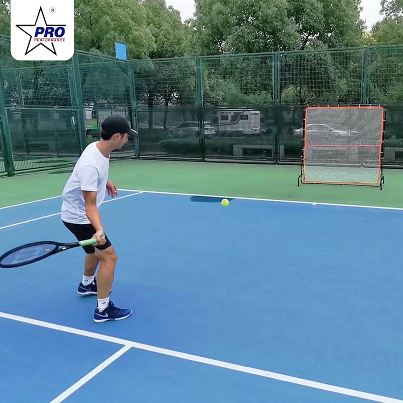 Portable tennis training network rebound online single practice can move the exercise wall serving exercise tactical board