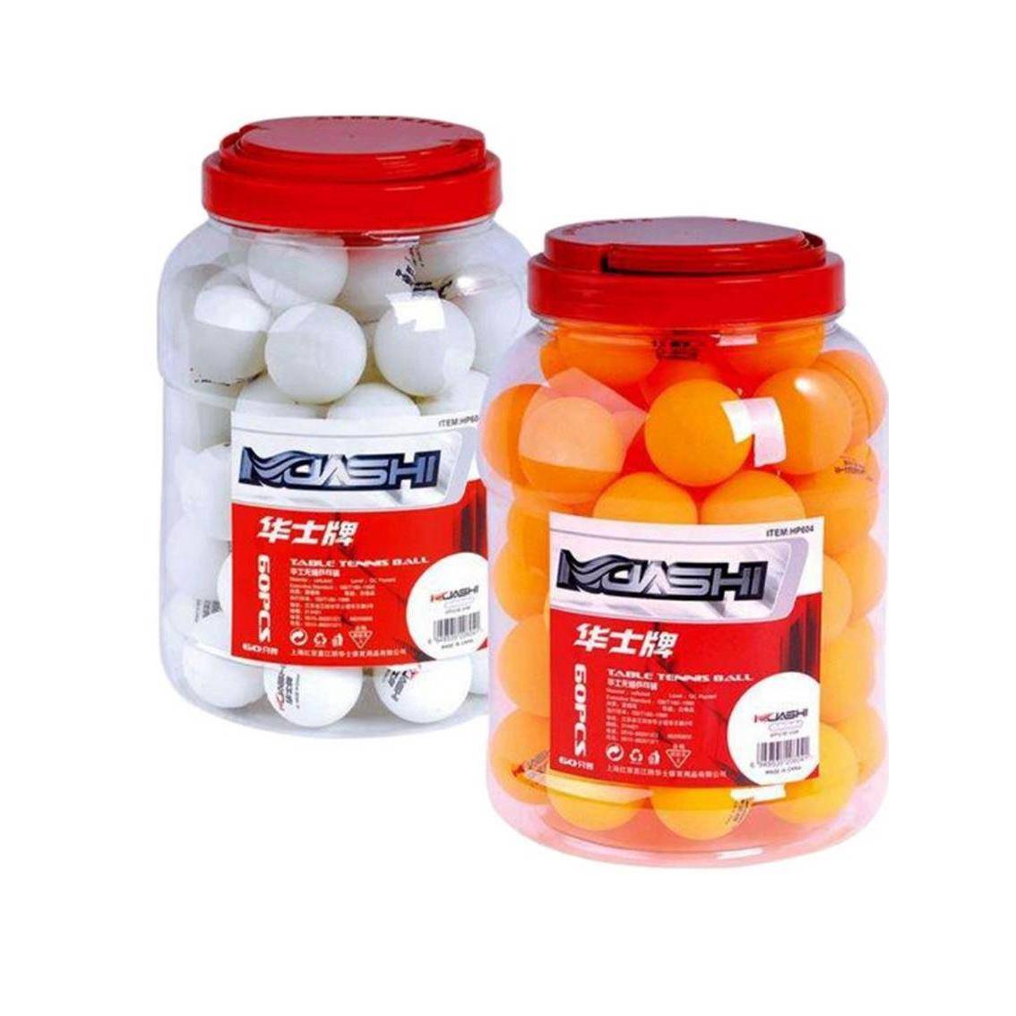 60 Table Tennis Table Tennis Pack HP605 Training Trial Sending Machine Student Student Exercise White Yellow Ball