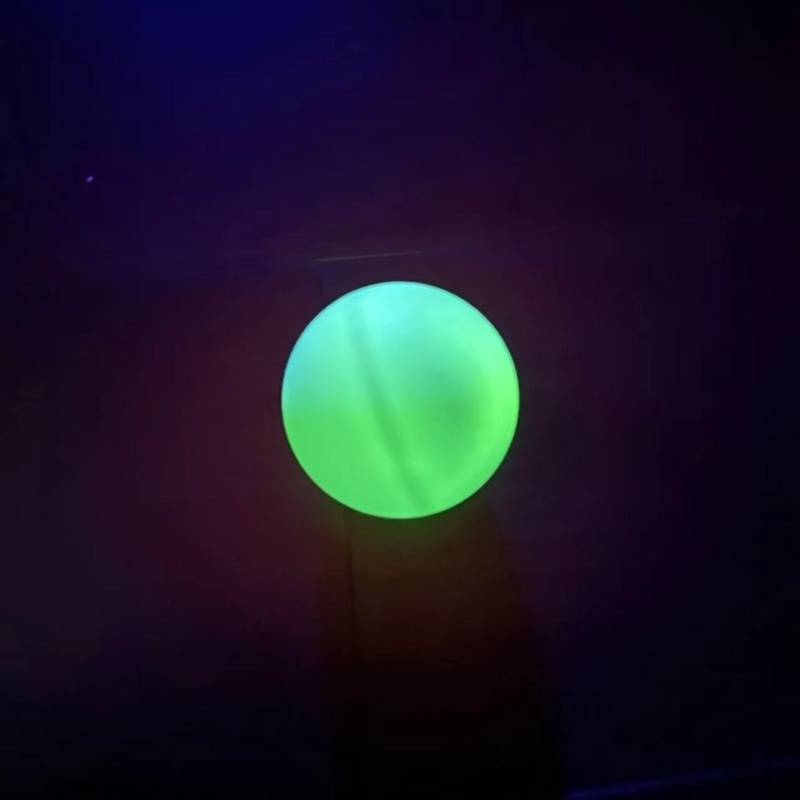 Luminous table tennis fluorescence ABS material outdoor sports, fitness entertainment, ball player at night