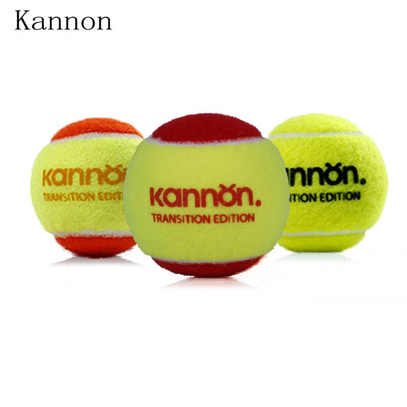Kannon Kanglong crown transition low -pressure soft tennis red orange green decompression children's beginner tennis