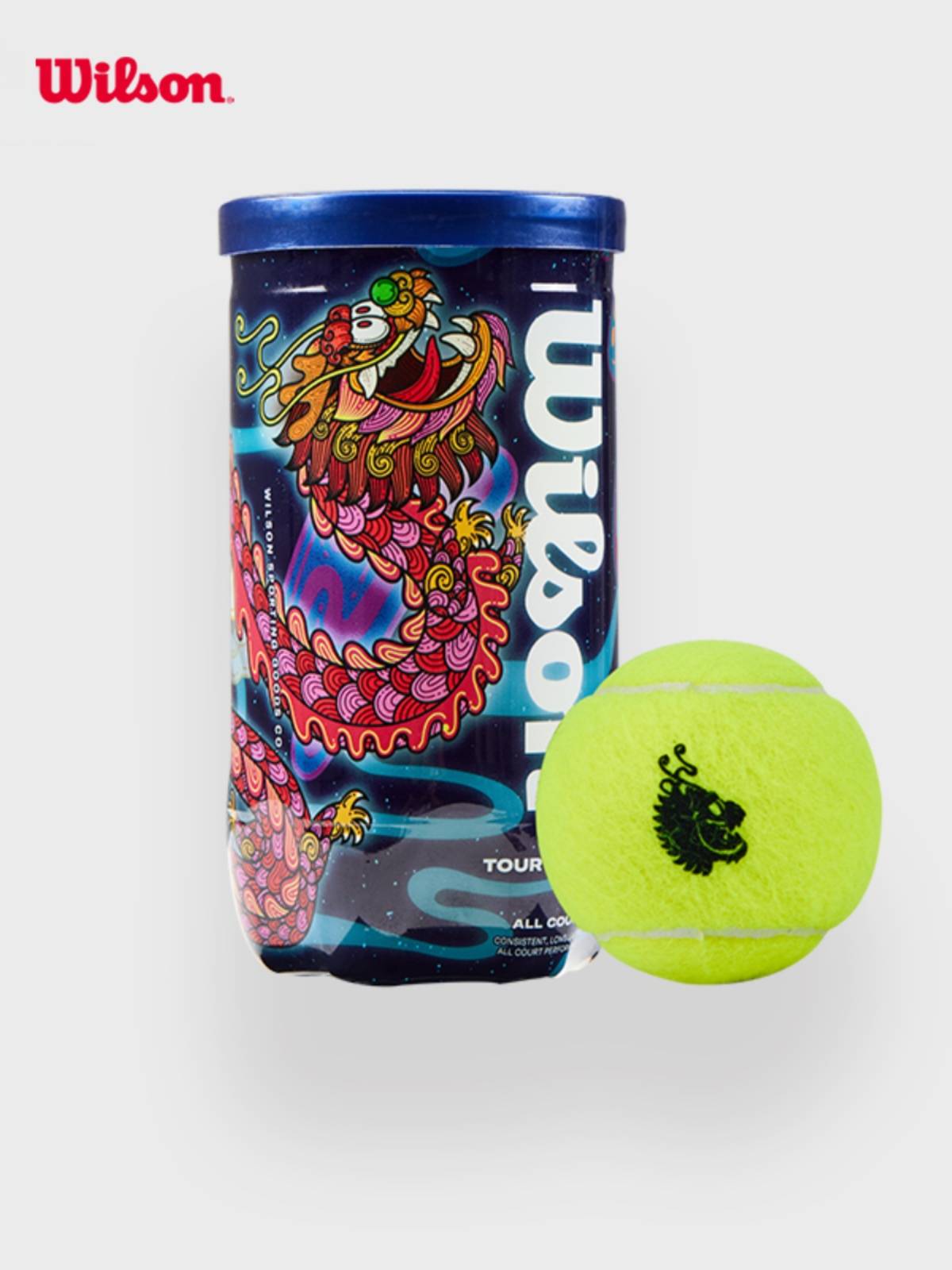 Wilson Wilson 2024 Dragon Limited Tennis accessories shock absorber hand glue collection gift New Year gift