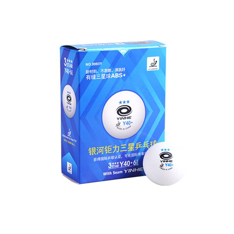 Galaxy Table Tennis Samsung Seamless Ball S40+New Material Platinum Platinum 3 Star Cold Ball Plastic Ball Ball