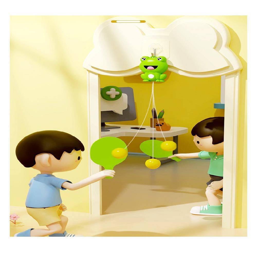 Hanging frog table tennis training family children's children's parent -child sense exercise, vision attention, hand, touch high fitness