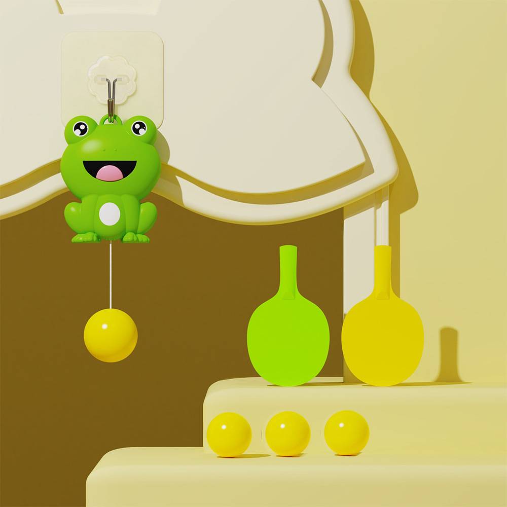 【Meng Frog】 4 balls+2 shots+frog pendants