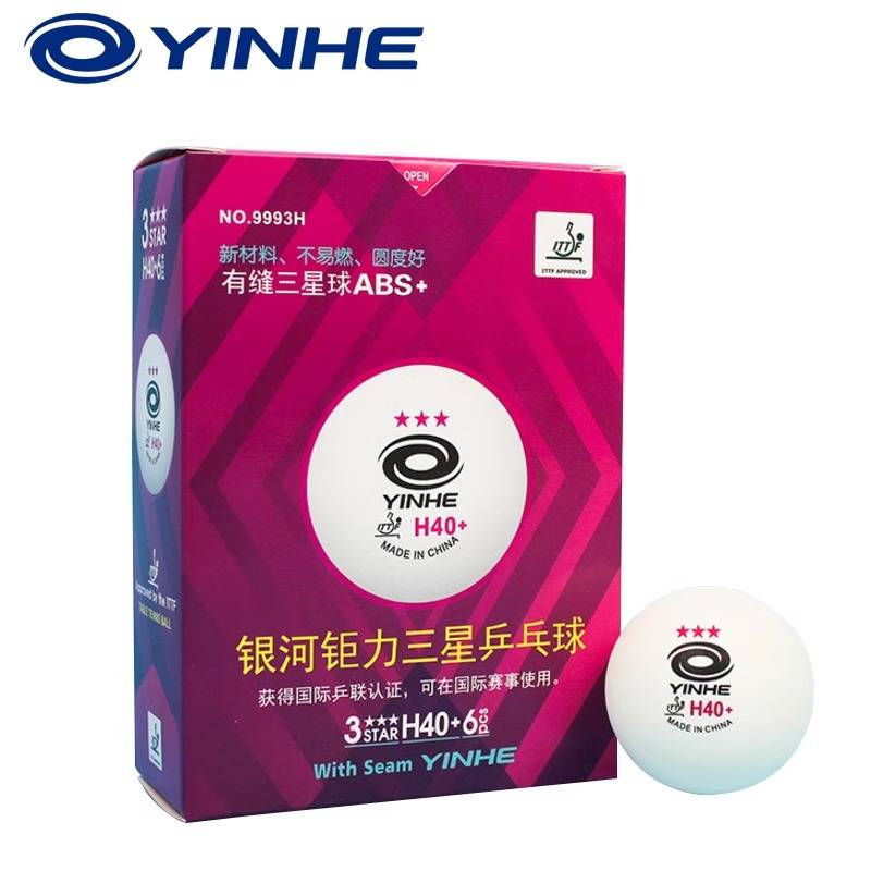Authentic Galaxy Table Tennis Three Star 40 High Bomb New Materials Platinum 3 Star 40+ Table Tennis Games Ball