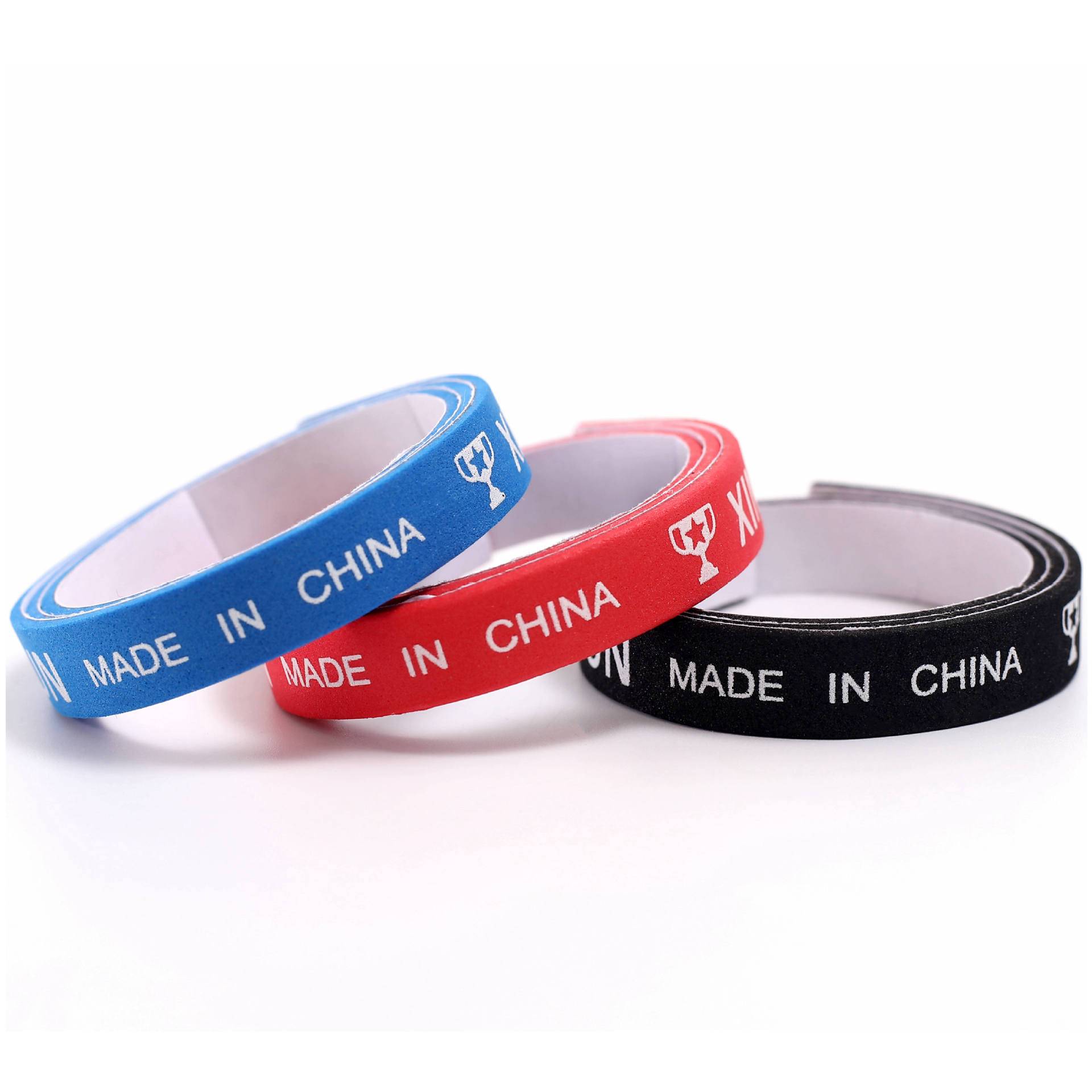 [Red] Two table tennis racket sponge edge (upgraded thick model)