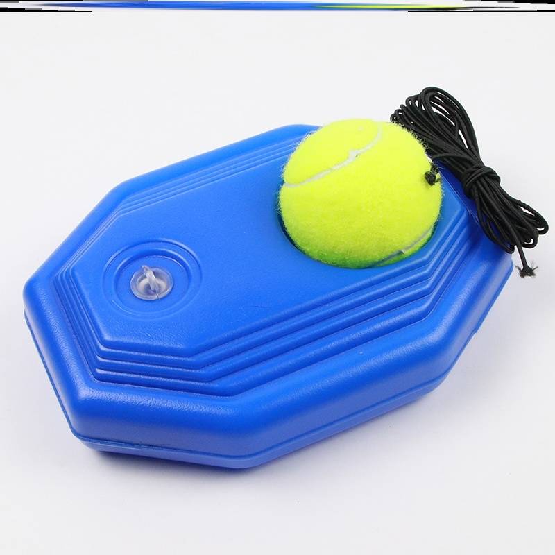 One person to base the tennis single family tennis practice artifact fixed beginner to play automatically rebound by itself