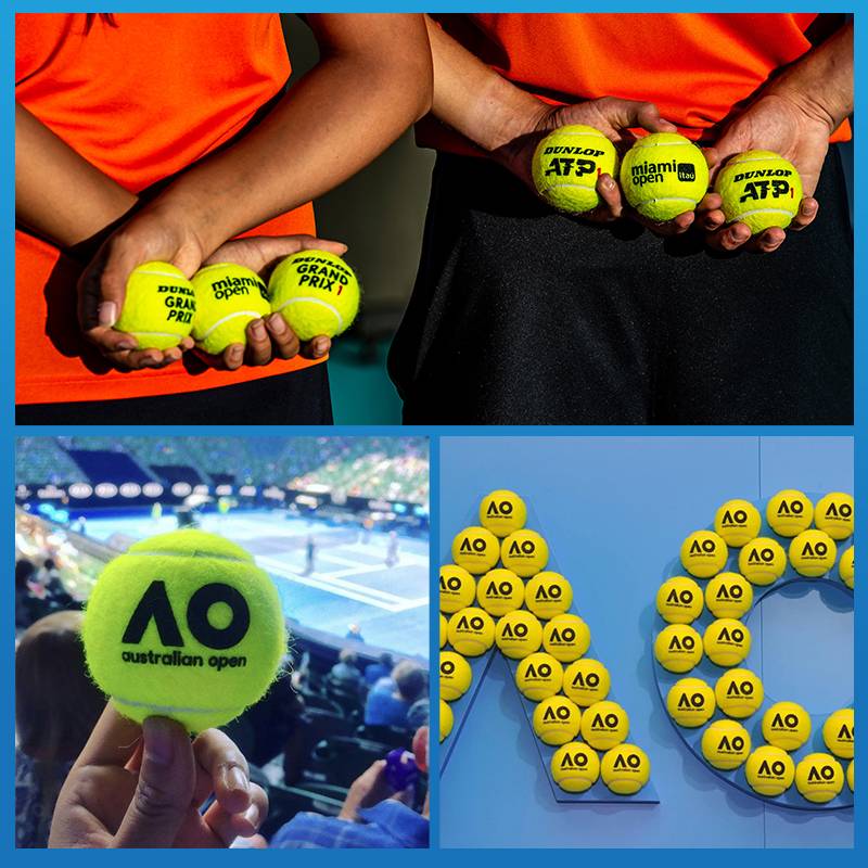 Dunlop Dunlop Tennis Ten Tennis Tank Ao Net AO game ball high bomber -wear -resistant tennis training ball 3 capsules