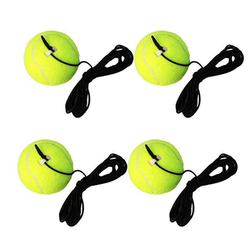4 wired tennis balls