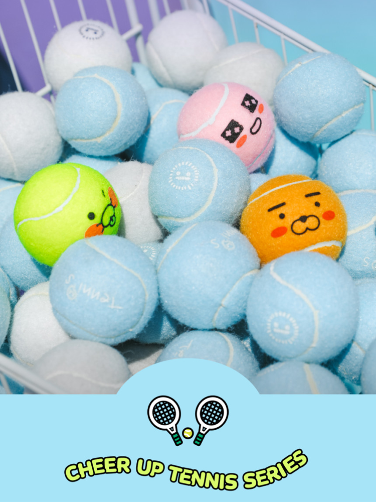 [Korea Direct Mail] 2024 new KAKAO Cartoon professional tennis super cute tennis ball Korean genuine