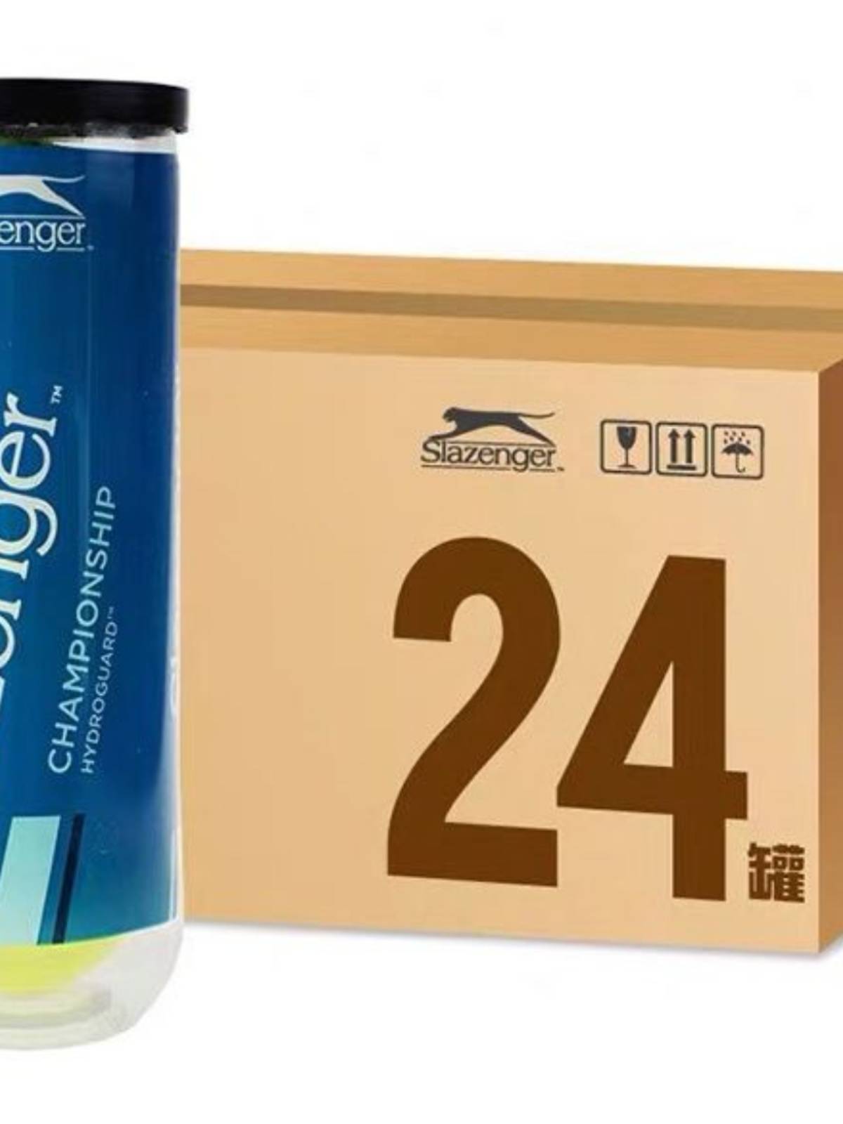SLAZENGER Slissinger Tennis Wimmed Iron Tank Professional Games 3 capsules 3 capsules are installed and tidy -free
