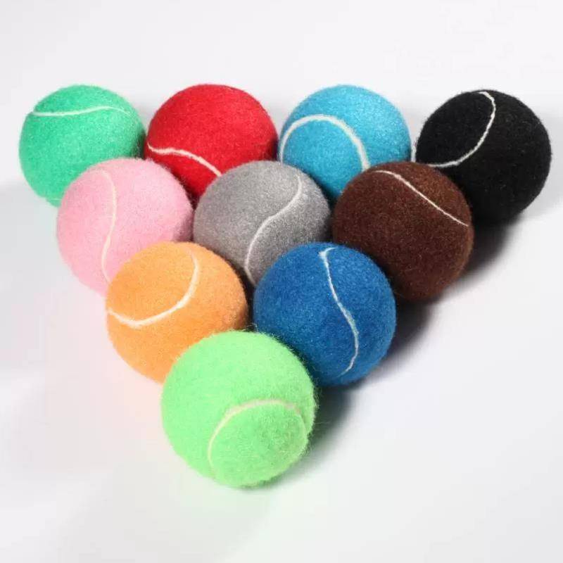 60 cm bounce red tennis color tennis pet tennis laundry massage Teddy Corgi tennis