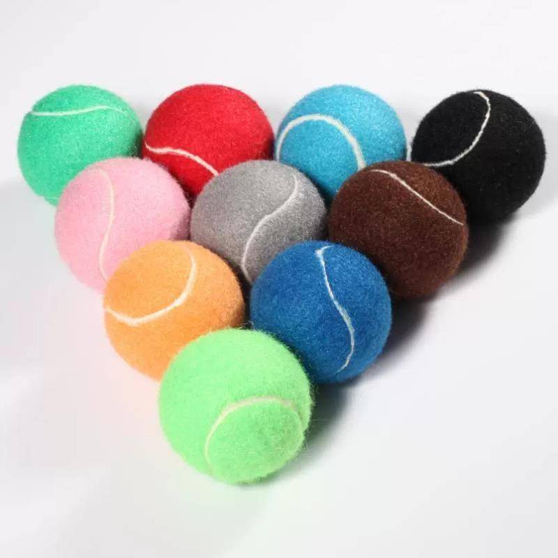 60 cm bounce red tennis color tennis pet tennis laundry massage Teddy Corgi tennis