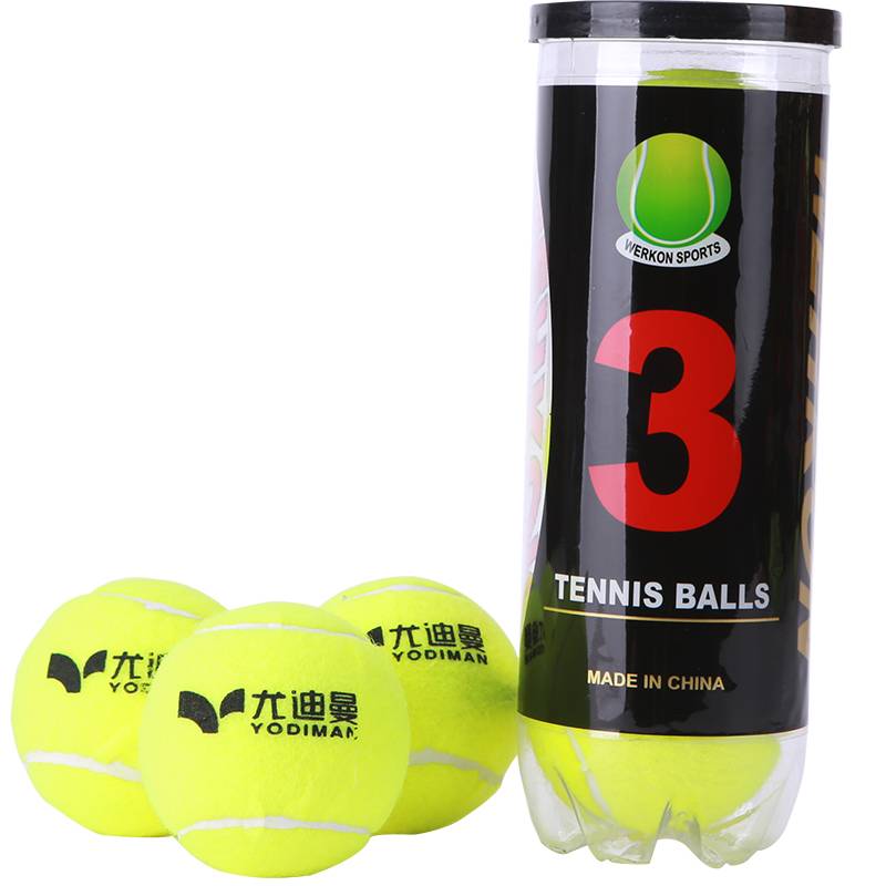 Large -scale professional competition -level tennis genuine wool training ball high bombs, abrasion -resistant air pressure feet long barrel