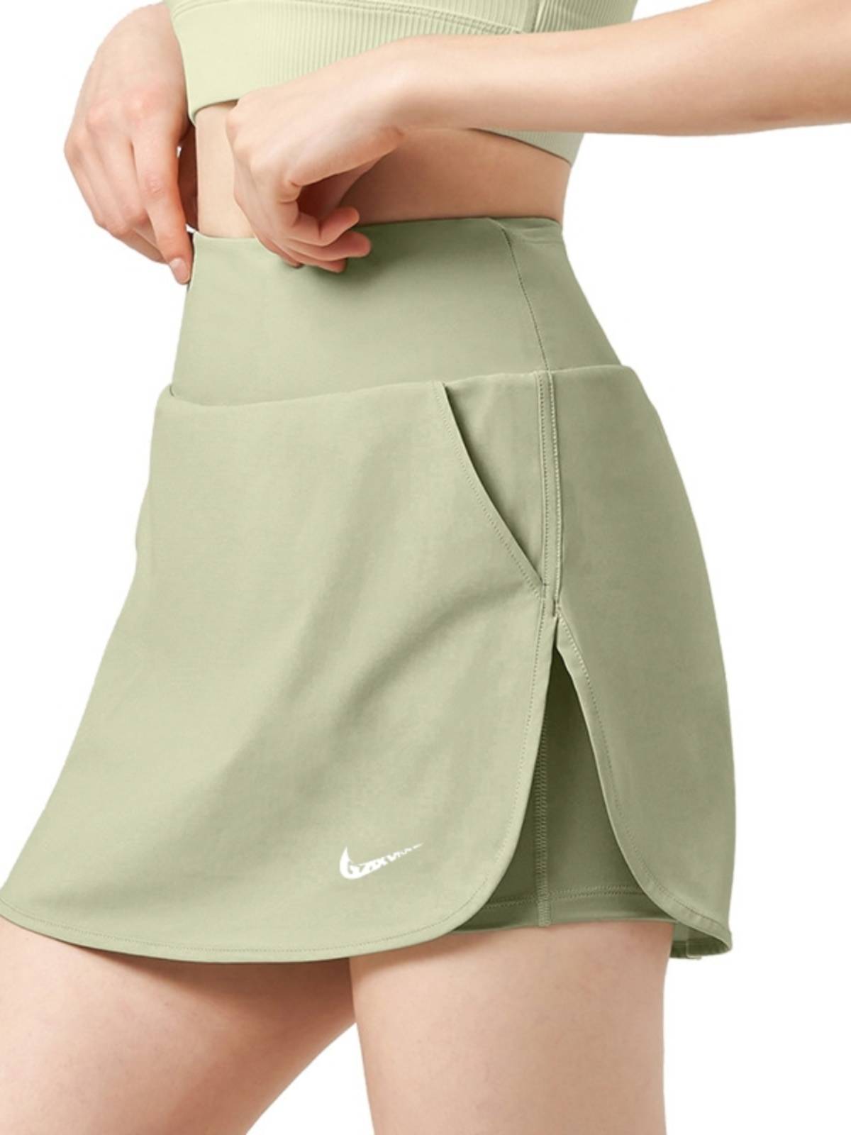 Outlet NK sports shorts in summer training running, light, loose high waist, thin yoga tennis skirt