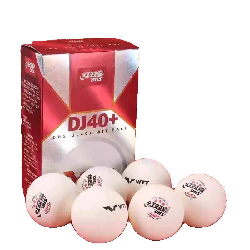 Red Shuangxi WTT World Table Tennis Championship Samsung Ball DJ Tokyo Professional White Table Tennis Top Samsung 40+