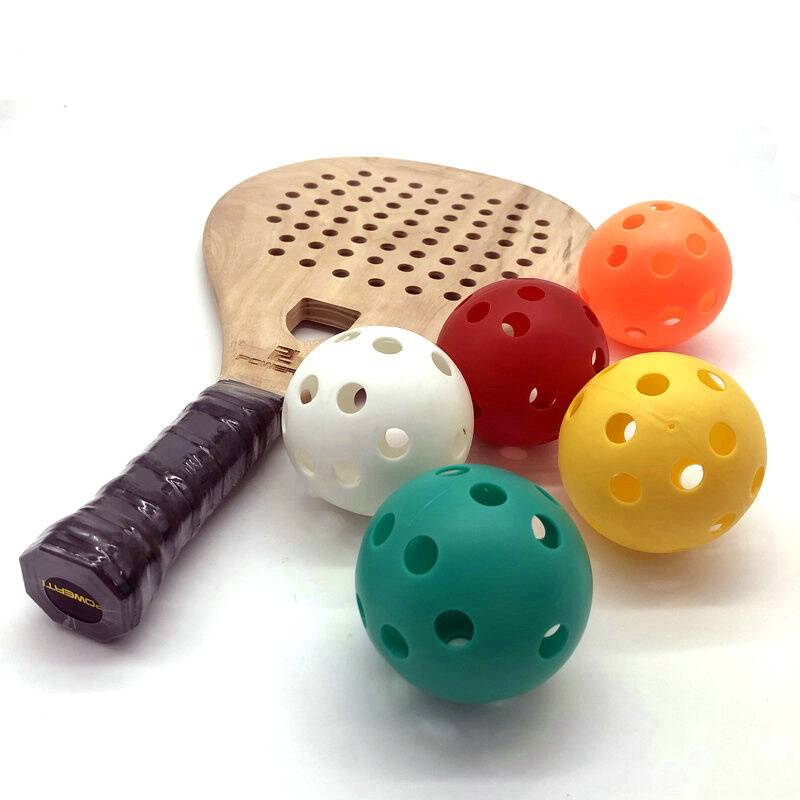 Pek ball hole ball upgrade thickened solid wood board tennis tennis beach ball full of pet empty ball