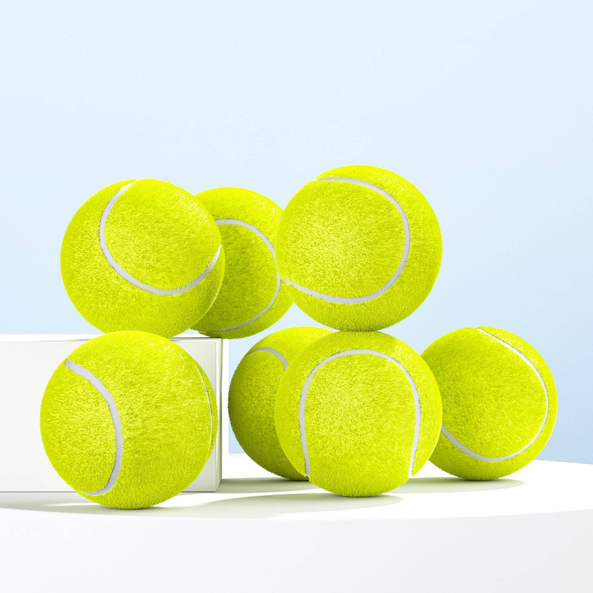Green high-bulb tennis nine