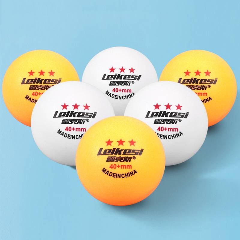 Genuine Rex three -star table tennis training competition specializes in ABS new materials 40+mm white yellow