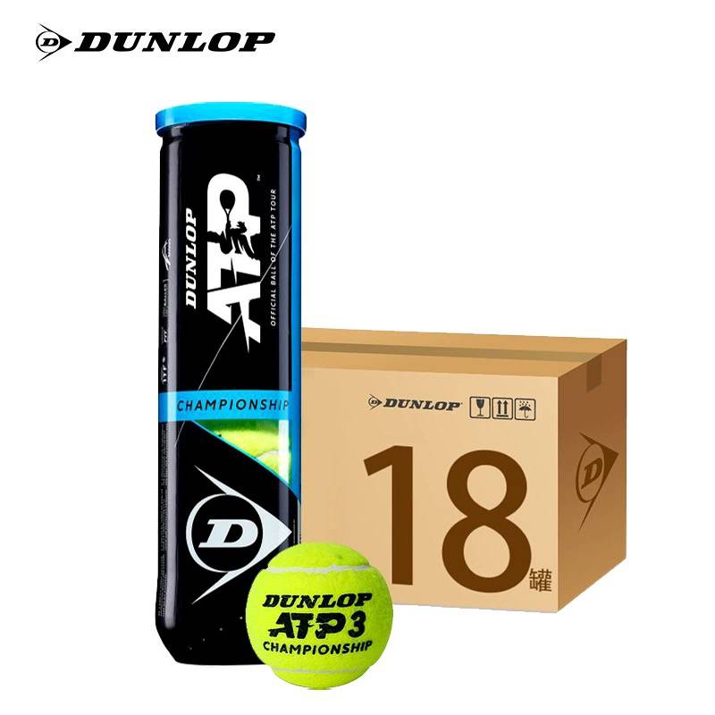 Dunlop Dunlop Tennis Tennis Iron can Ao Net AO game ball high elastic play tennis training ball 3 capsules