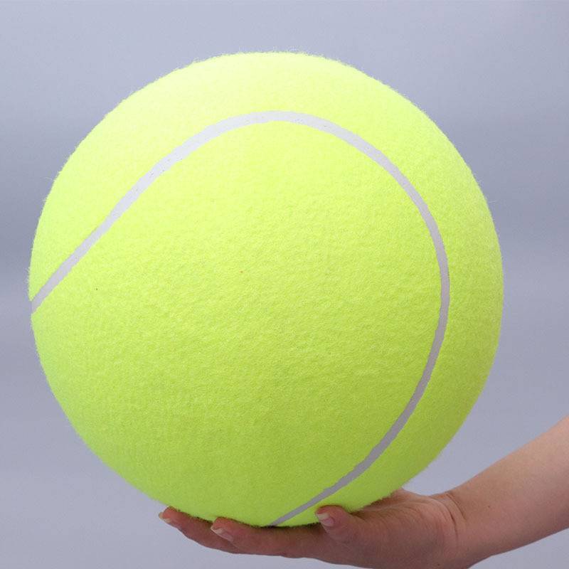 Large tennis 9.5 -inch signature ten times happy ball 24cm inflatable tennis activity gift pet bite toy ball