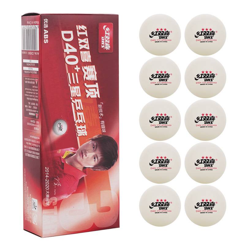 Sai Ding 3 -star 40mm+table tennis (10 installations) white