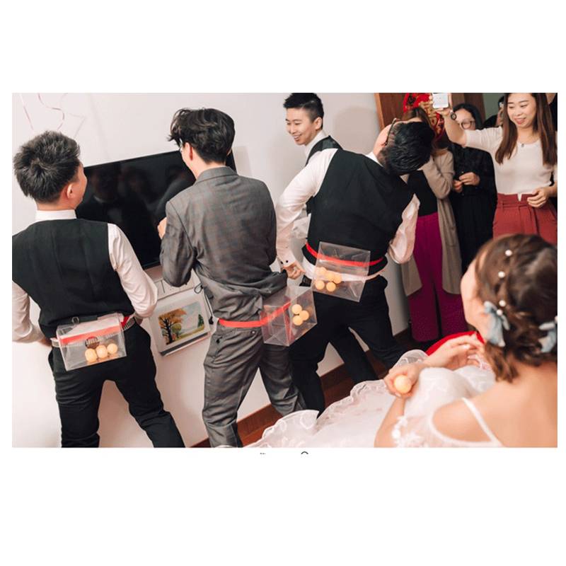 Shake Ping Tennis game props, roosters, egg electric hips, get married, pick up relatives to rectify the groom ’s annual meeting group building activity