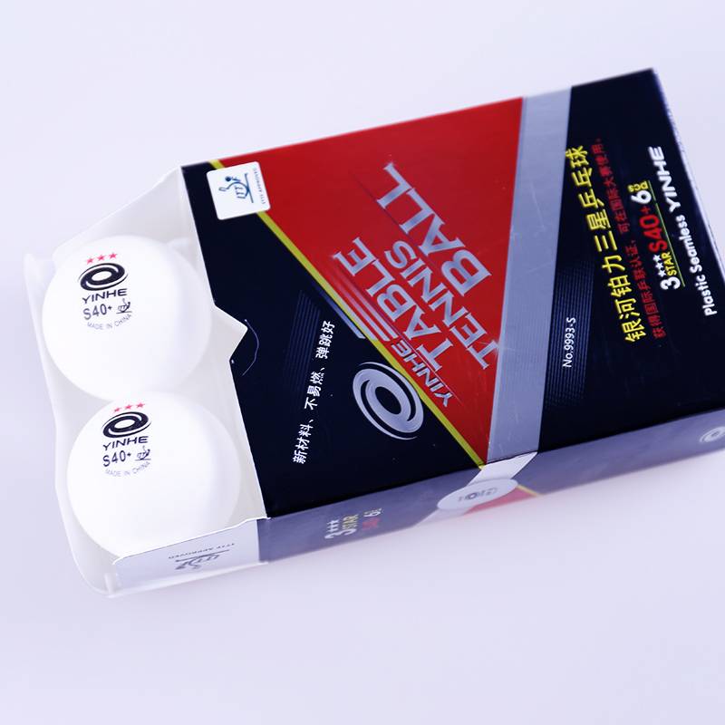 Galaxy Samsung Table Tennis 40+ New Materials Seamless Platinum Professional Competition Use Blue 3 Star Red 3 Stars