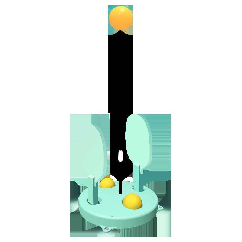 Children's anti -myop tennis trainer indoor and double people play self -training artifact vision training table tennis racket