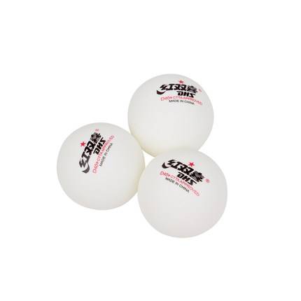 Sai Ding Yixing Two -Star Samsung Double Happy DHS Table Tennis White