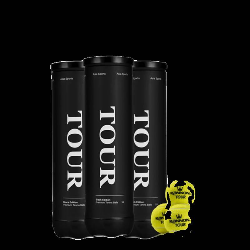 Kanon Kanglong Crown Tennis Black Ten Tour Tour Golden Crown Professional Patterning wear -resistant high elastic game ball training ball