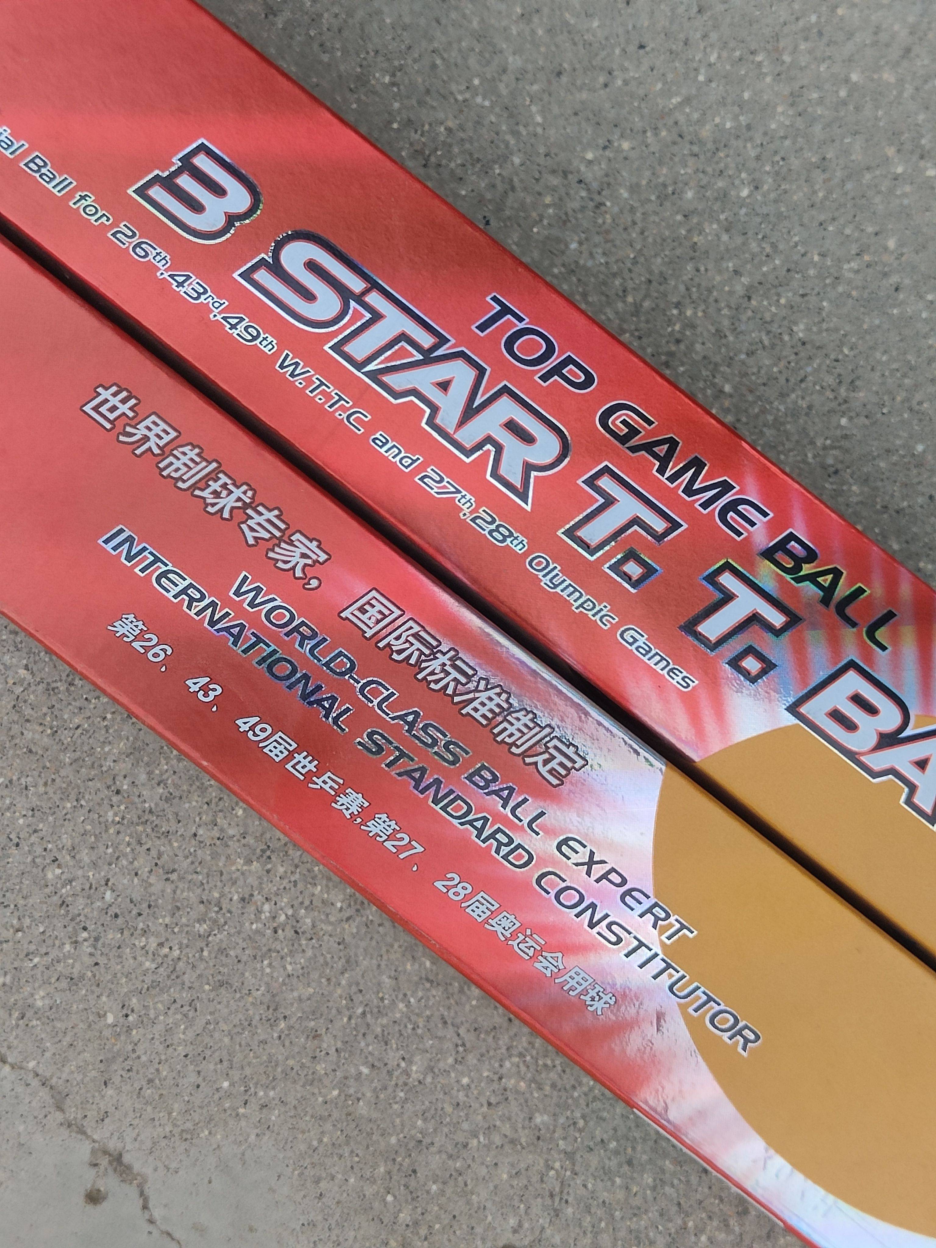 Red Shuangxi Sanxing Table Tennis Tournament Special Special ball diameter of 40mm A box 6 price
