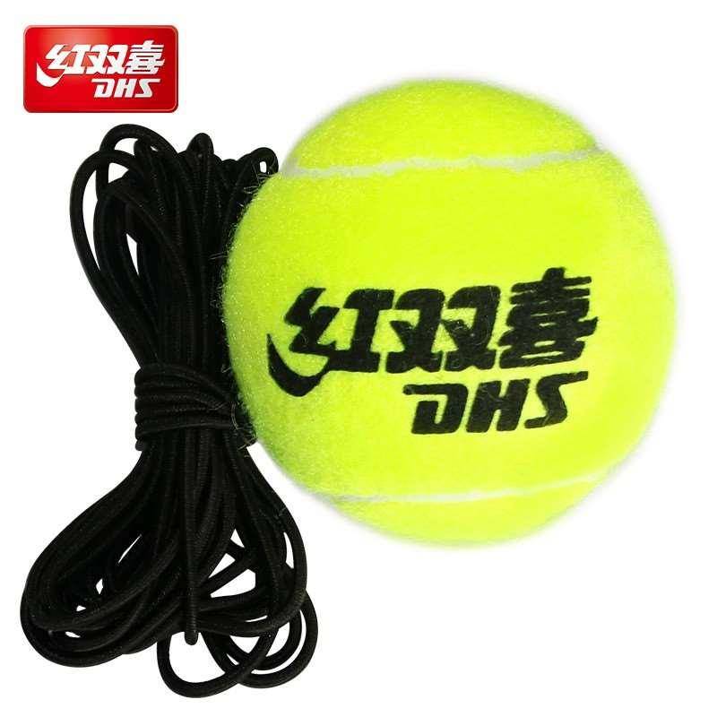 Red Shuangxi Rope Tennis Band Line High Elastic Practice Rope Blind Single Tennis fixed training device base
