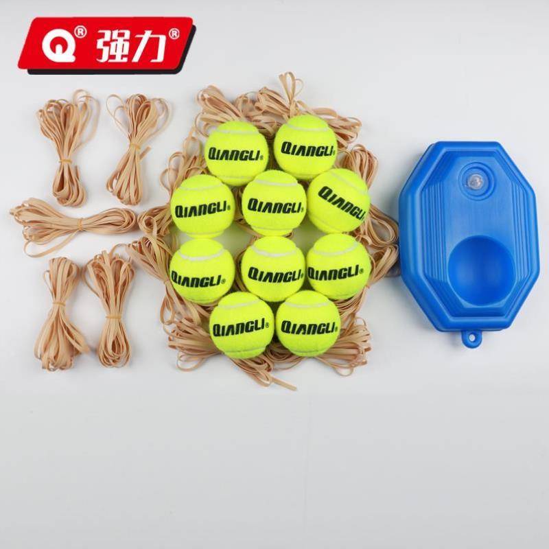 Powerful and highly elastic hitting single -player with rope with line tennis rebound training device rubber band black rebound rope game