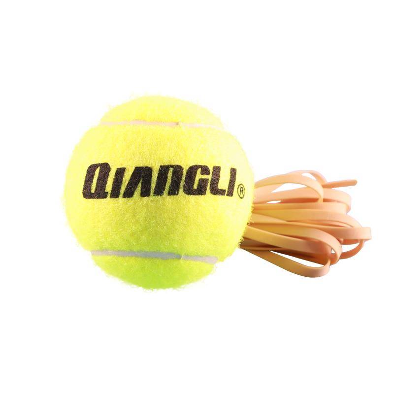 . Powerful tennis with rope elastic tennis rebound training device single play high -elastic band line training tennis