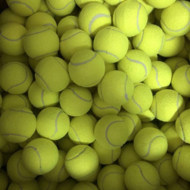Tennis training ball children tennis beginner high elastic exercise massage fitness ball tennis pet plush universal