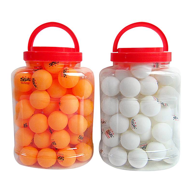 New material 40+ three -star table tennis large barrel V installation 60 game amateur training special high bombs 1 bag 00