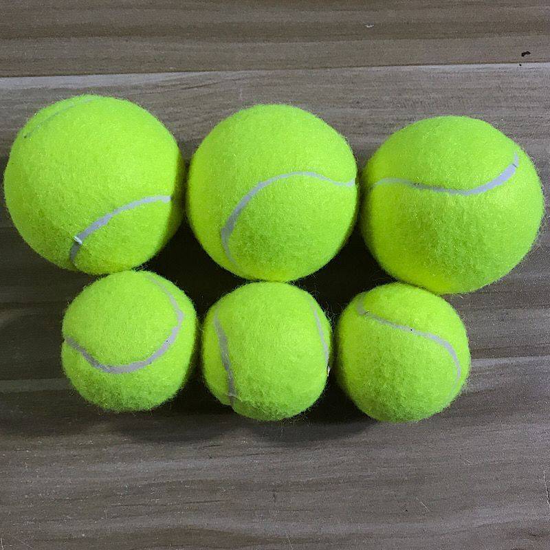 FLUORESCENT YELLOW TENNIS BALLS 10 5CM
