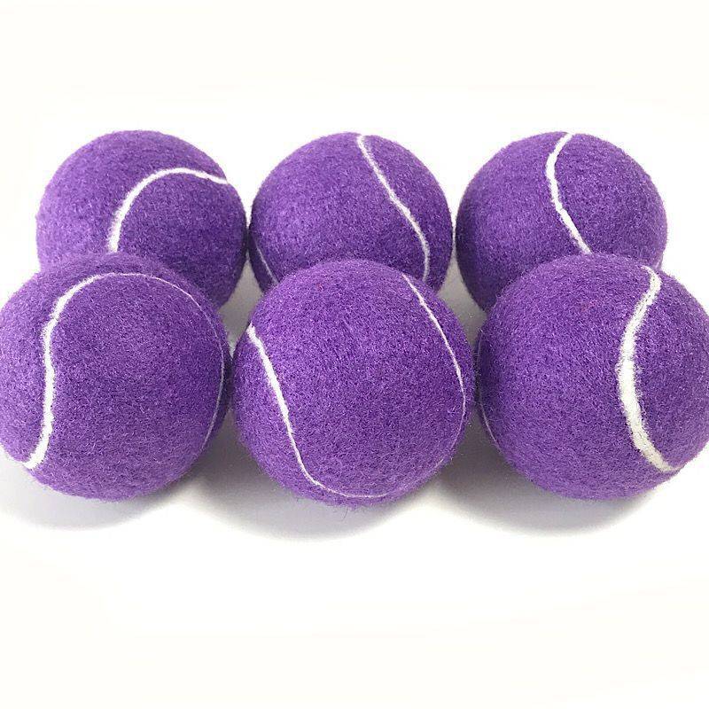 Six purple highballs