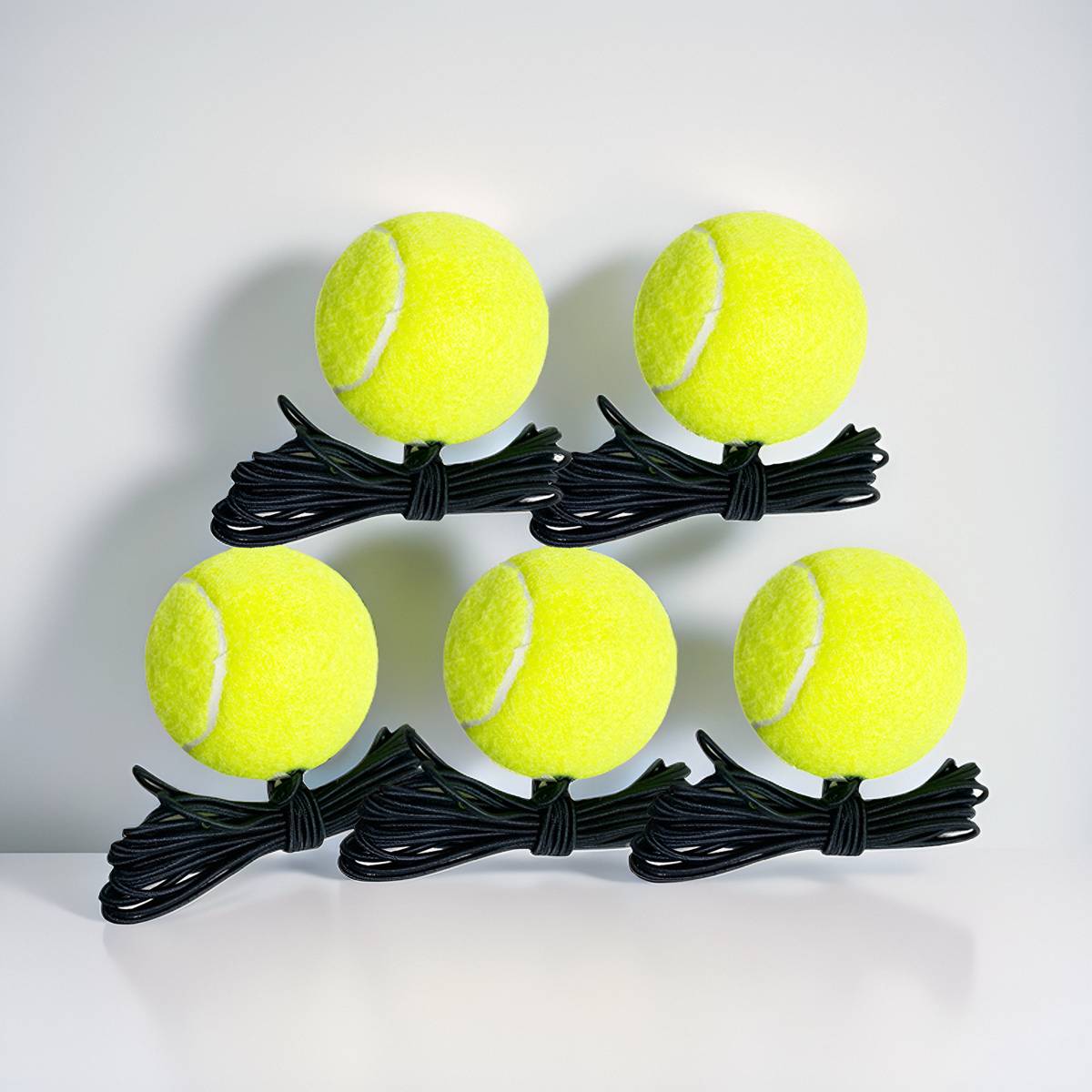 Single Practice Tennis Band Training Competition Tennis Training Plaza Fitness Throwing the ball belt line resistance tennis